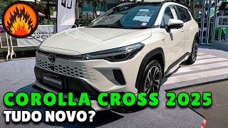 Corolla Cross 2025 mudanças incríveis  Melhor que COMPASS e X1 [upl. by Eniliuqcaj]