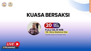 IBADAH RAYA 20 OKTOBER 2024 quotKUASA BERSAKSIquot  PDT WISNU STEPHANUS ELIAS [upl. by Wettam452]