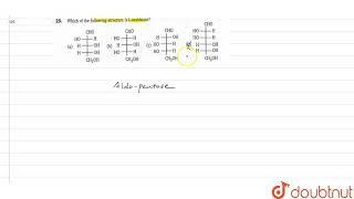 Which of the following structure is Larabinose [upl. by Selima755]