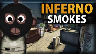 CSGO  Essential Inferno Smokes [upl. by Afesoj769]