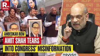 Congress Distorting Facts Spreading Misinformation On Baba Saheb Ambedkar Amit Shah [upl. by Gregson871]