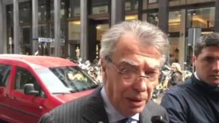 Moratti Non vendo le mie quote dellInter [upl. by Anippesuig]