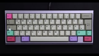 Riva V2 60 Keyboard Build  Plateless  Cherry front lip  ISODE Layout [upl. by Biancha]