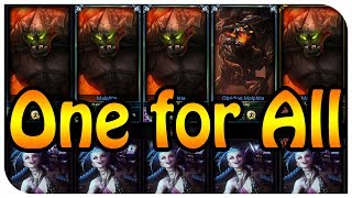 League of Legends  One for All  5 Malphite vs 5 Jinx  Highlights [upl. by Eigriv54]