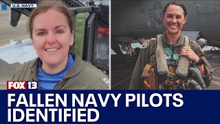 Naval aviators identified in tragic WA crash  FOX 13 Seattle [upl. by Alesram]