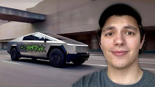 Un estafador intentó reclamar una Tesla Cybetruck de 2000000 [upl. by Rojam]