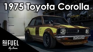 1975 Toyota Corolla KE20  The chocolate pudding  Refuelno [upl. by Joab]