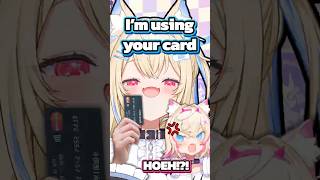 Fuwawa used Mococos credit card without telling her fuwamoco hololiveenglish [upl. by Adirahs449]