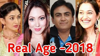 Taarak Mehta Ka Ooltah Chashmah actors real age  2018 [upl. by Verdie]