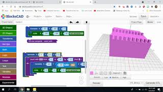 BlocksCAD Castle [upl. by Frankie]