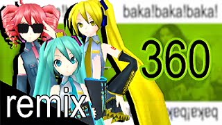 Original REMIX 360 Feat Hatsune Miku Kasane Teto amp Akita Neru [upl. by Gothard]