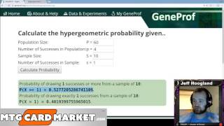 Hypergeometric Distribution and TCG Deckbuilding [upl. by Torry97]