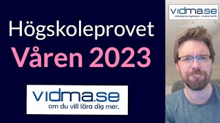 HÖGSKOLEPROVET VÅREN 2023 Provpass 2 [upl. by Dougie195]