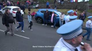 Dunmurry Protestant Boys FB  Kilcluney Volunteers FB 75th Ann Parade 2024  4K [upl. by Dleifxam813]