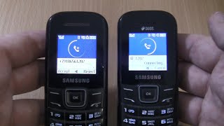 Incoming call amp Outgoing call at the Same Time Samsung 1200M black 1202 Duos [upl. by Feetal]