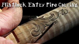 Simple ways to add detail to your flintlock carving  Isaac Haines Inspired Muzzle Loader Build [upl. by Sesylu363]