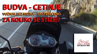 Budva  Cetinje  Rasterećena vožnja bez rizika  Za koliko se stiže [upl. by Ahsenhoj]