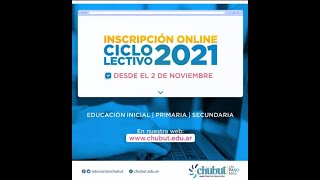 Ciclo lectivo 2021 Comienzan las inscripciones para nivel inicial y 1° grado [upl. by Ninahs]