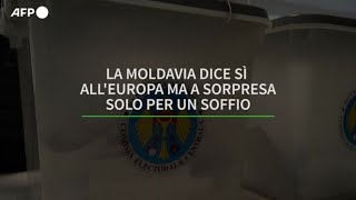 La Moldavia dice si allEuropa ma solo per un soffio [upl. by Baler104]