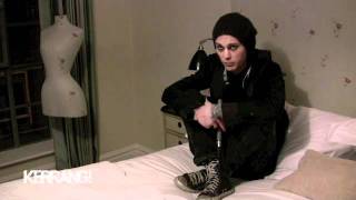 Ville Valo in bed answers questions LOL  sexy Ville says RRRRRomantic so SEXY [upl. by Aicenat457]