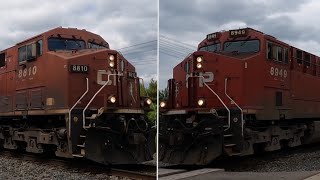 FOREIGN POWER  2 MONSTER CP trains at Palgrave JUN 11 2024 [upl. by Ecienal]