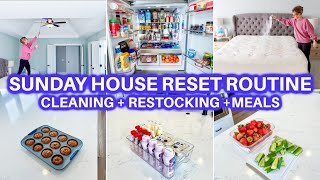 🏡 CLEAN WITH ME  ORGANIZE  HOUSE RESTOCK RESET  CLEANING MOTIVATION JAMIES JOURNEYSUNDAY RESET [upl. by Atteiram]