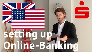 Setting up OnlineBanking in english [upl. by Lesslie]