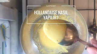 Hollandaise Hollandez Sos  Sauce Hollandaise  Yemek Tarifleri [upl. by Tinor869]