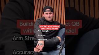 Johnny Manziel builds his alltime perfect QB 👀🏈 nfl football qb sports lamarjackson podcast [upl. by Valentina]