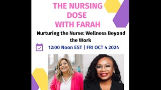 The Nursing Dose with Farah [upl. by Mayram]