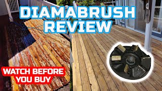 DIAMABRUSH REVIEW  DIAMABRUSH VS PRESSURE WASHING PAINT REMOVAL [upl. by Schwarz452]