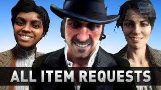 Red Dead Redemption 2  All Item Requests amp Locations Errand Boy Trophy [upl. by Arehs]