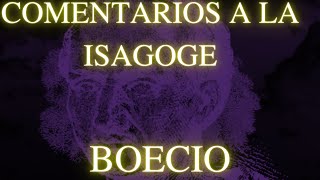 Boecio  Comentarios a la Isagoge [upl. by Ocin]