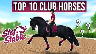 Top 10 club horses in Star Stable [upl. by Ddat]