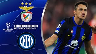 Benfica vs Inter Extended Highlights  UCL Group Stage MD 5  CBS Sports Golazo [upl. by Etteval]