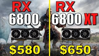 RX 6800 vs RX 6800 XT  How Big is The Difference [upl. by Christen]