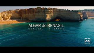 Algar de Benagil  Beach inside cave in Algarve [upl. by Raymonds]