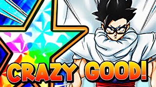 DBS Super Hero Gohan is INSANE for an SSR DBZ Dokkan Battle [upl. by Adnalro]