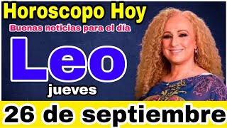 horóscopo de leo para hoy 26 de septiembre 2024 [upl. by Marsh781]