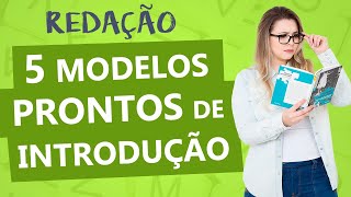 5 TÉCNICAS PRONTAS DE INTRODUÇÃO DA REDAÇÃO  Aula 7  Profa Pamba  Redação [upl. by Huston]