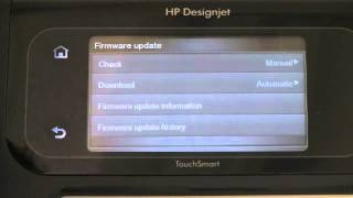 HP Designjet T2300eMFP  Updating the Firmware [upl. by Carlson156]