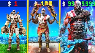 1 GOD OF WAR KRATOS to 1000000000 in GTA 5 [upl. by Feldman]