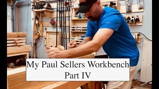 My Paul Sellers Workbench Part IV Bench legs [upl. by Rainah]