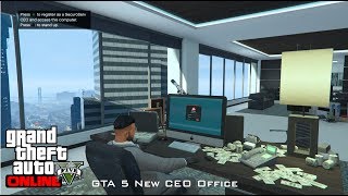 GTA 5 Online  Moving CEO Offices Maze Bank West to Arcadius Walkthrough [upl. by Ramled760]