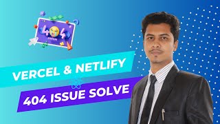 How to fix Vercel and Netlify 404 not found issue for ReactJS Project Deployment [upl. by Aiuqcaj]