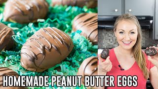 How to Make Homemade Peanut Butter Eggs [upl. by Aigneis]