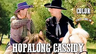 Hopalong Cassidy  The Devils Idol  EP27  COLORIZED  Full Western Series [upl. by Yldarb]