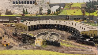 modellbahn Heizhaus Strasshof modelrailroad roco maerklin atlas trainspotting fleischmann [upl. by Enrobso]