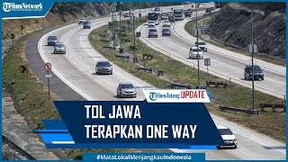 Sistem One Way dan Ganjil Genap Diterapkan di Tol Cikampek hingga Kalikangkung Saat Puncak Mudik [upl. by Egduj]