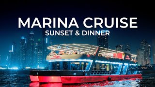 Xclusive Yacht Dubai Marina Sunset amp Dinner Cruise [upl. by Now811]